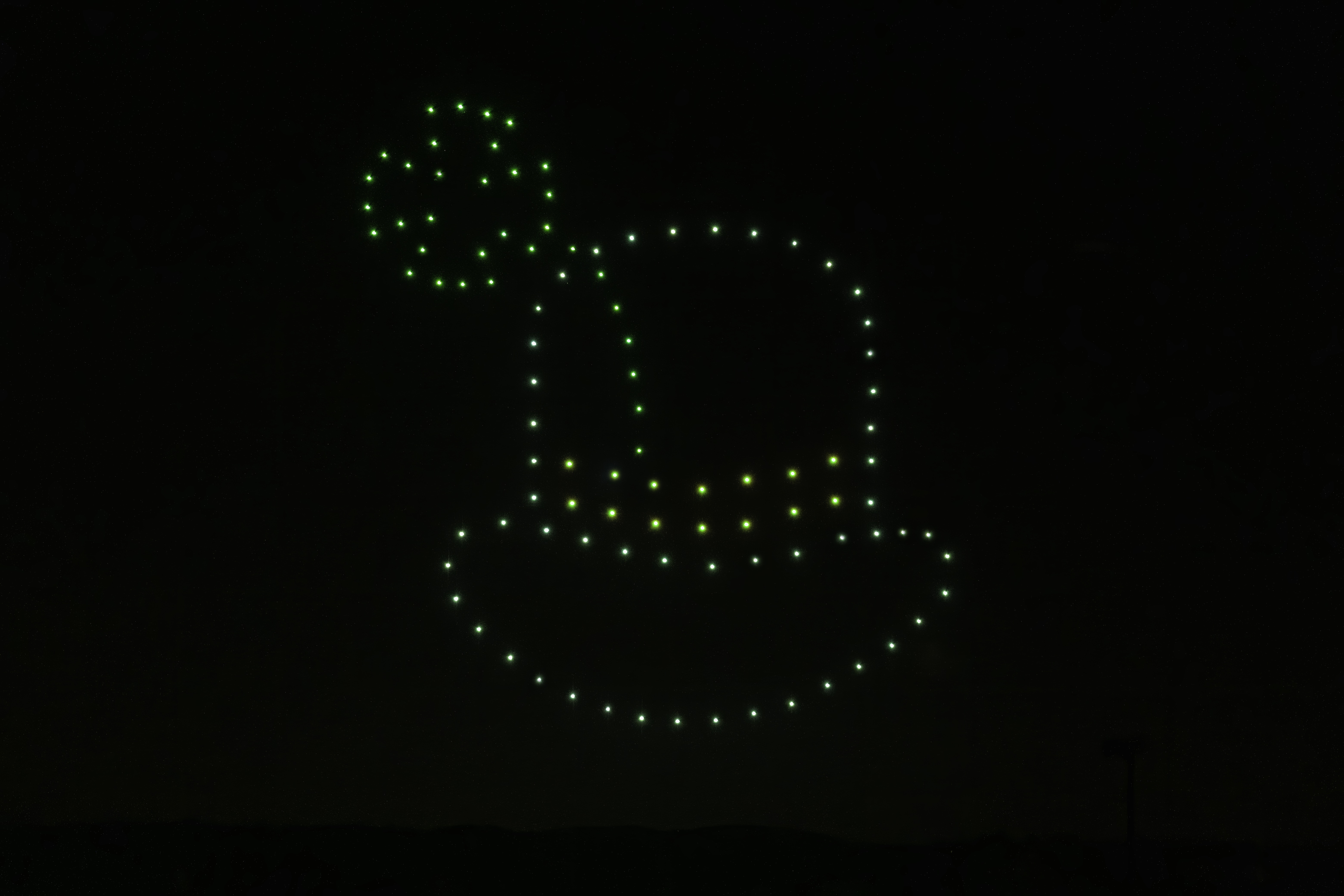 Lucky's hat in the sky